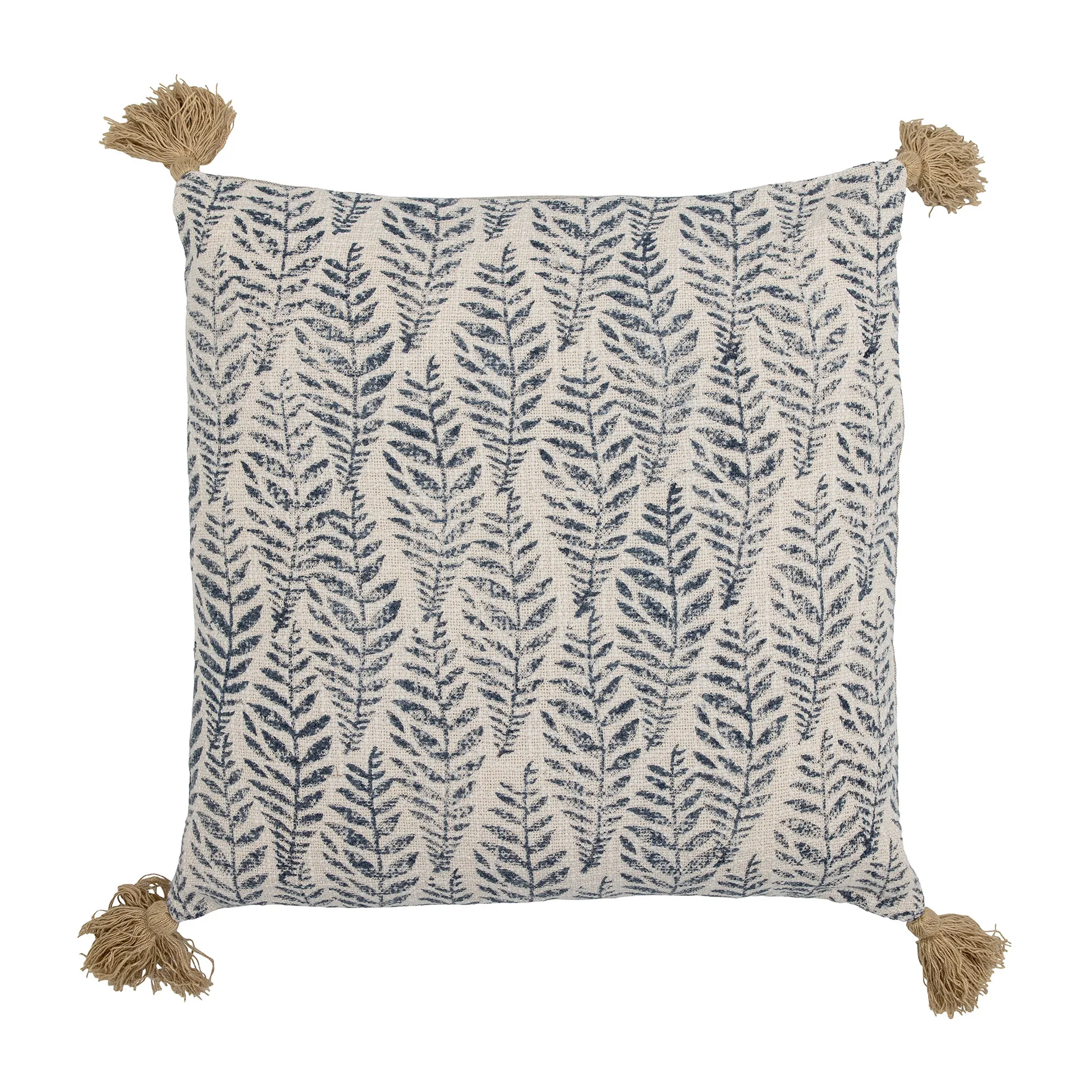 Coussin Farida 45x45 cm, Bleu Bloomingville