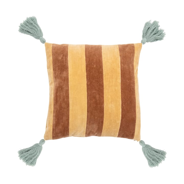 Coussin Hei 40x40 cm - Marron-jaune - Bloomingville