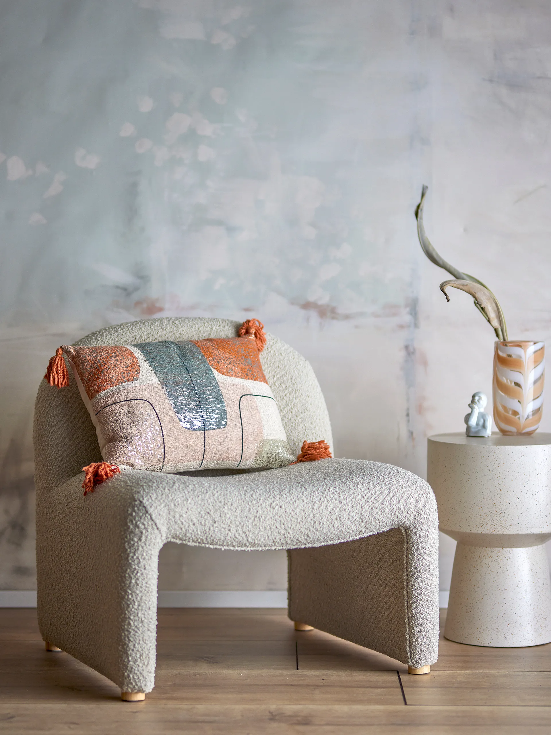 Coussin Lanzo 35x50 cm, Orange Bloomingville