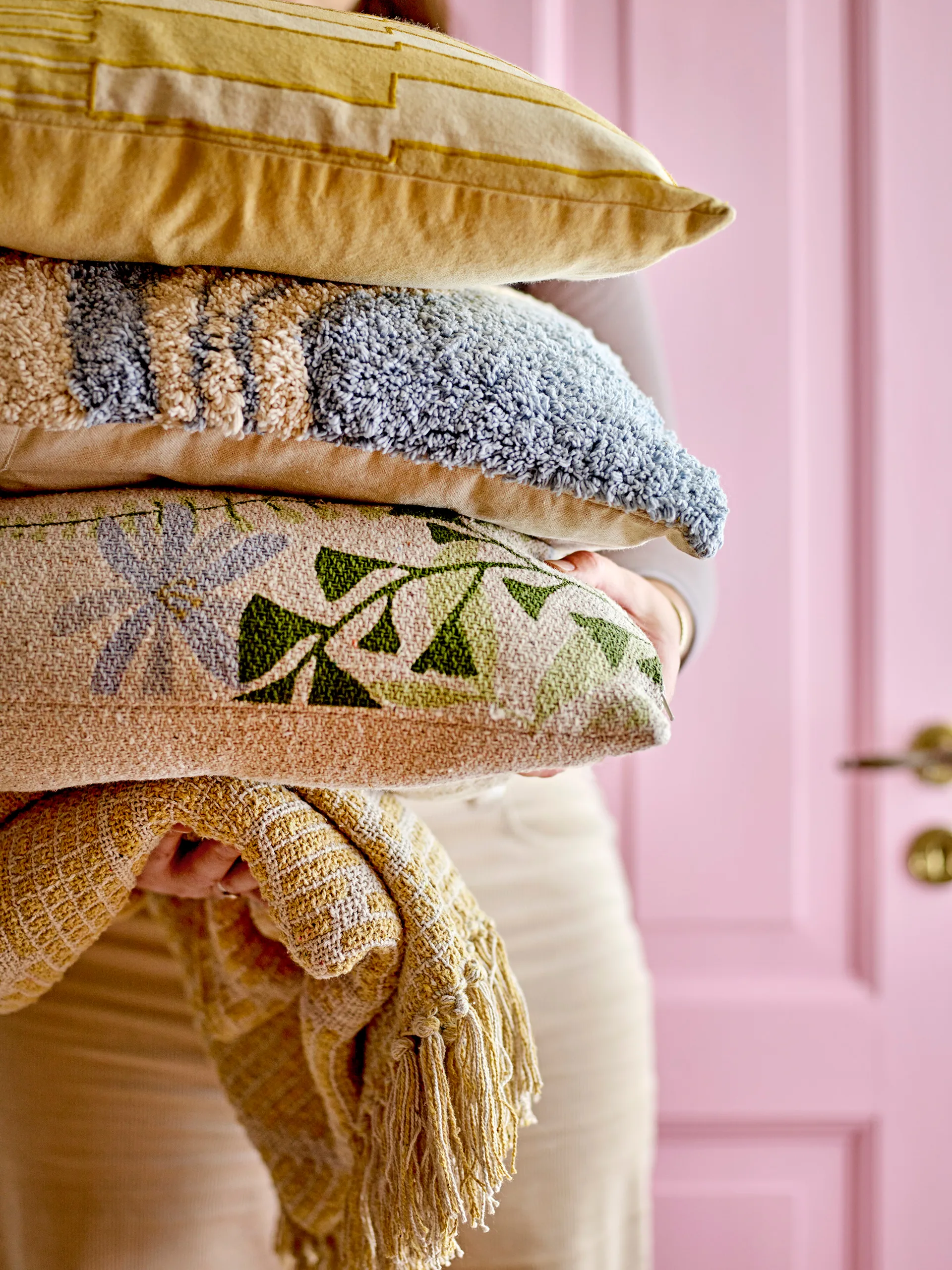 Coussin Mist 45x45 cm, Blue Bloomingville