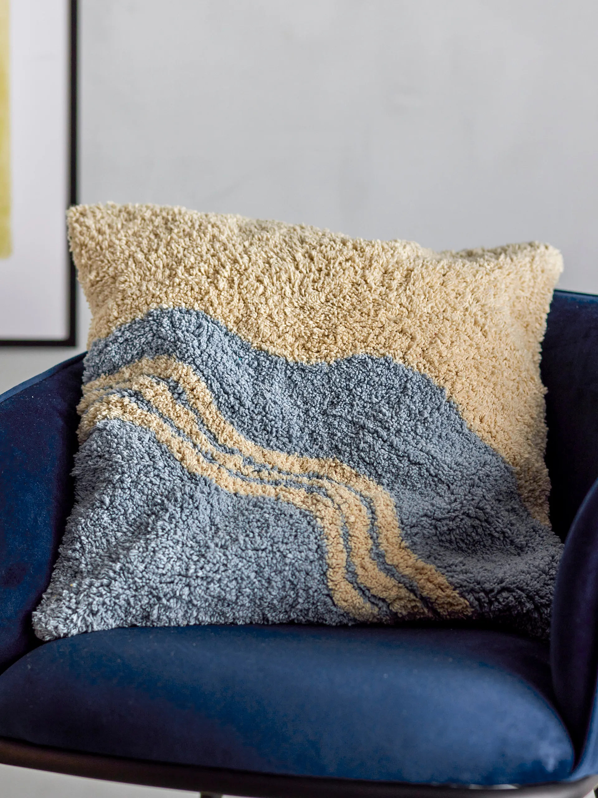 Coussin Mist 45x45 cm, Blue Bloomingville