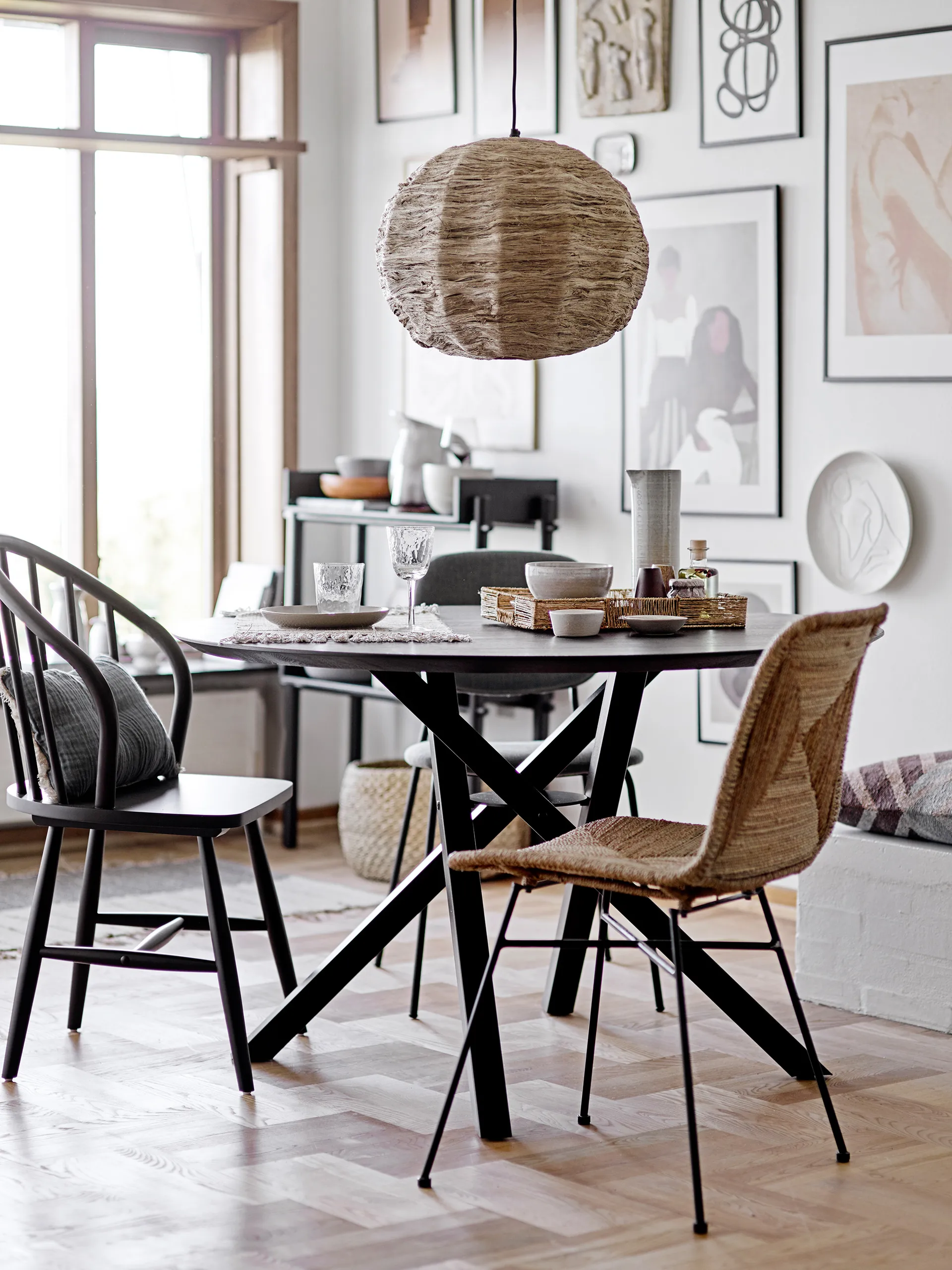 Coussin Paw 50x50 cm, Marron Bloomingville