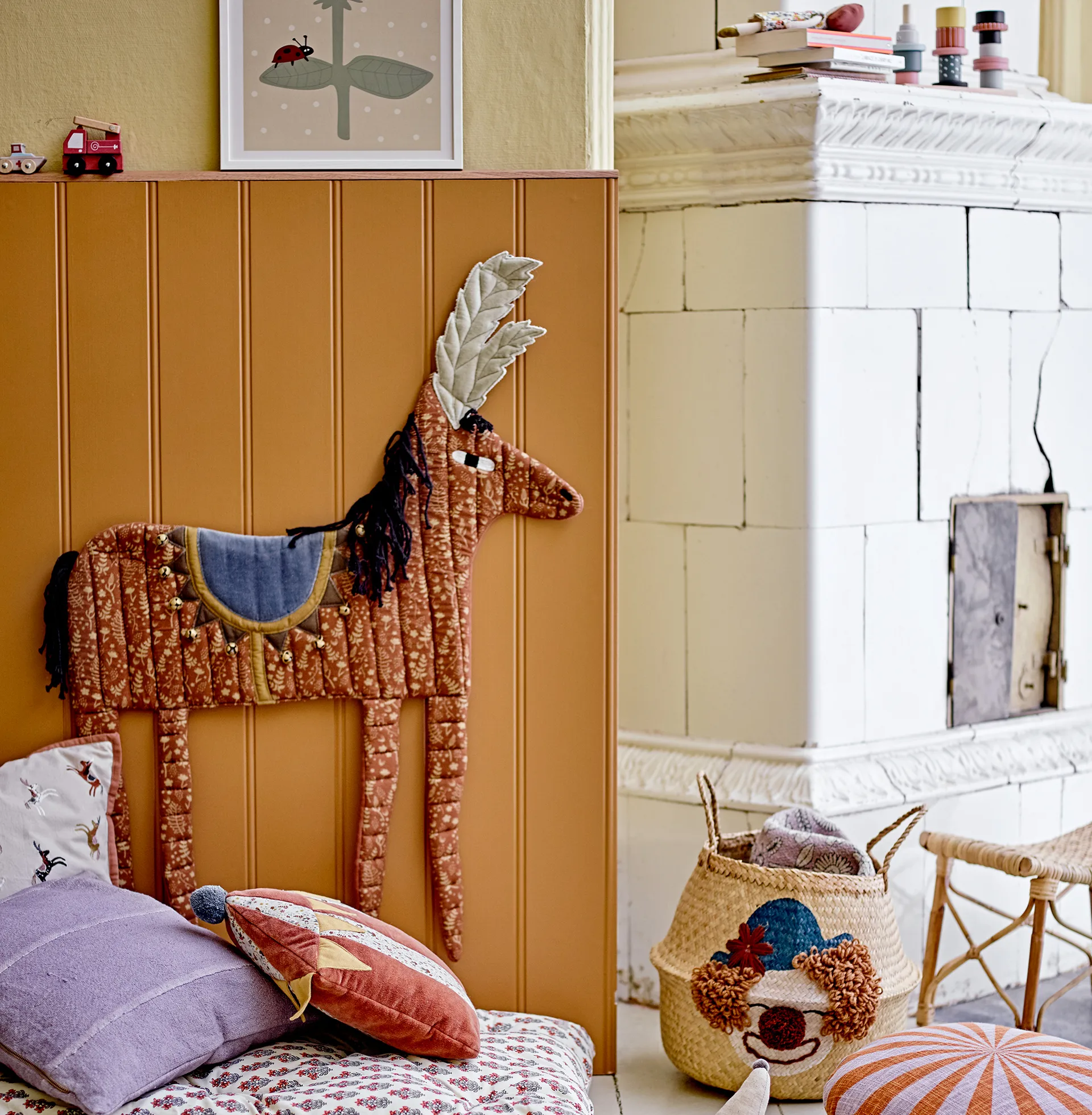 Coussin Raffe 37x40 cm, Chapiteau Bloomingville