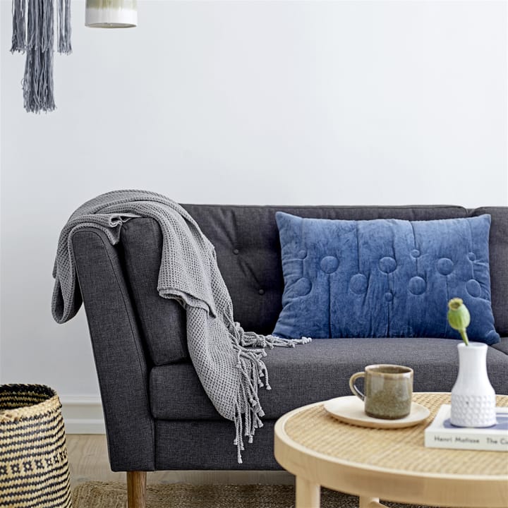 Coussin rectangulaire Bloomingville - bleu - Bloomingville