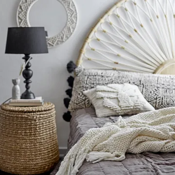 Coussin structuré Bloomingville 40x40 cm - Nature - Bloomingville