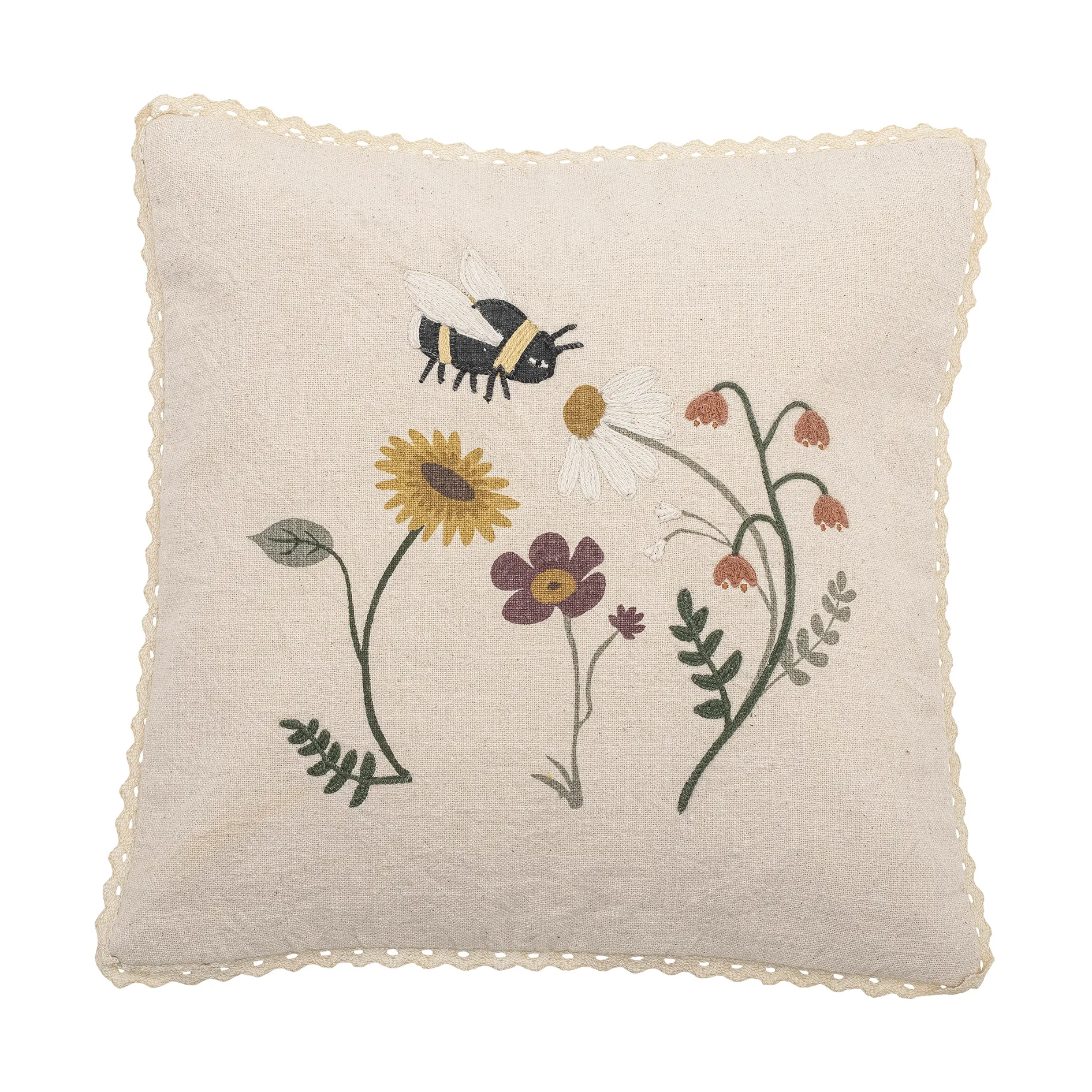 Coussin Tibbe 40x40 cm, Nature floral Bloomingville