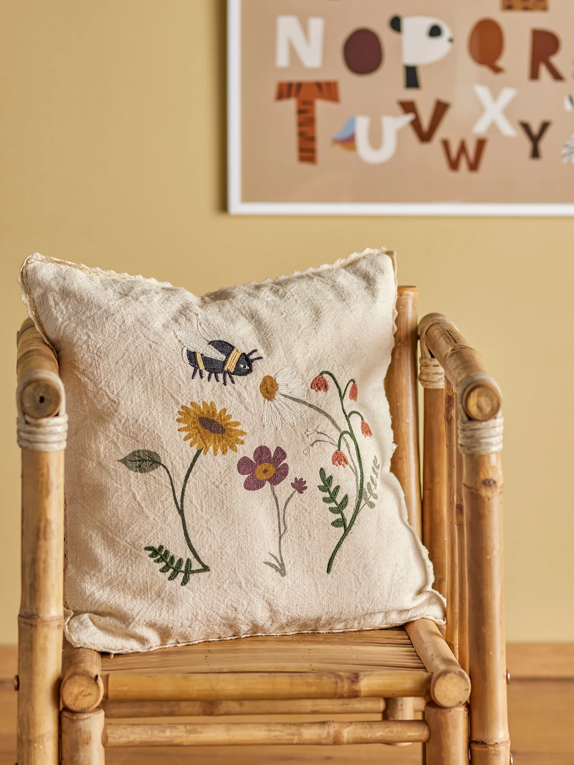 Coussin Tibbe 40x40 cm, Nature floral Bloomingville