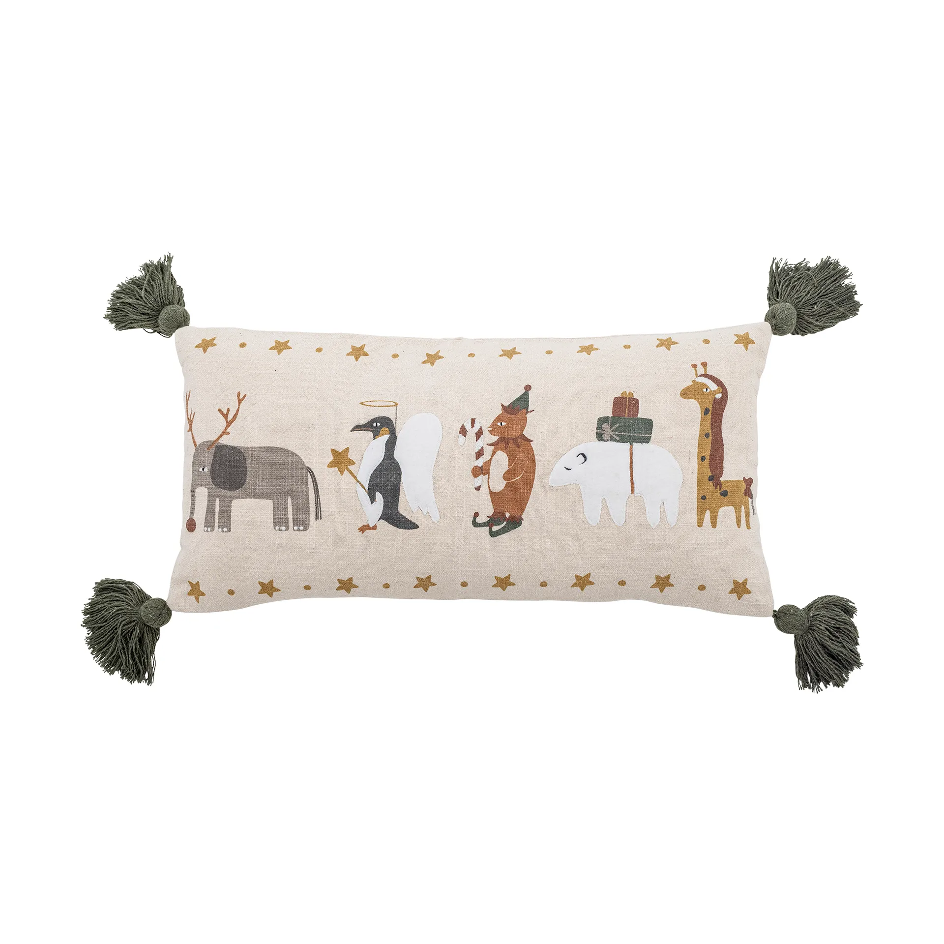 Coussin Valentin 30x60 cm, Blanc Bloomingville