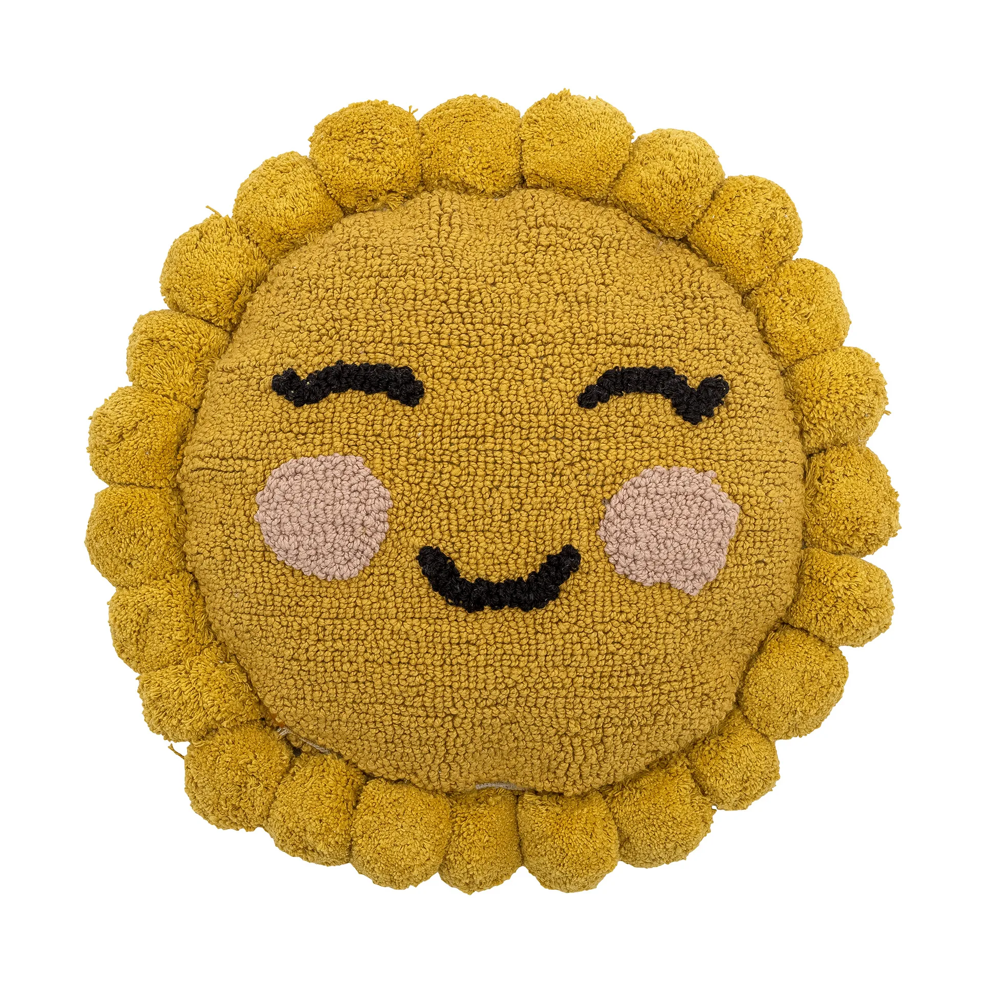 Coussin Vigge Ø30 cm, Yellow sun Bloomingville