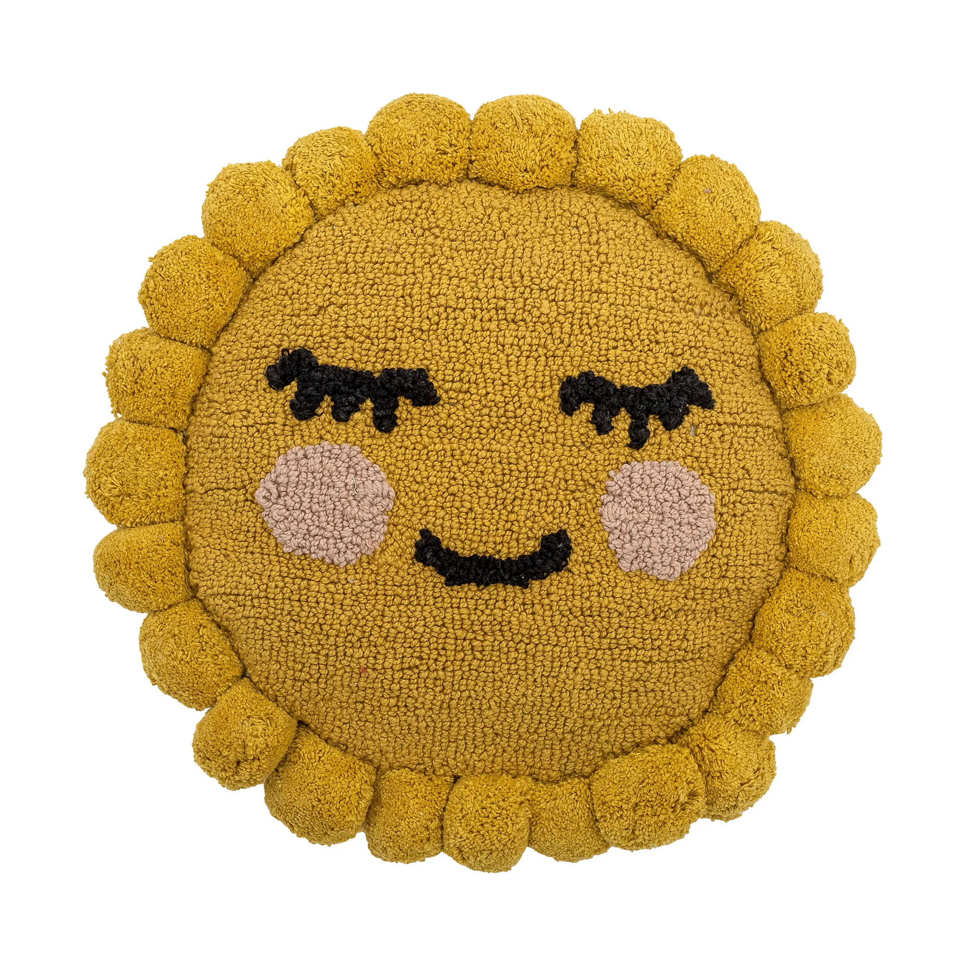Coussin Vigge Ø30 cm, Yellow sun Bloomingville