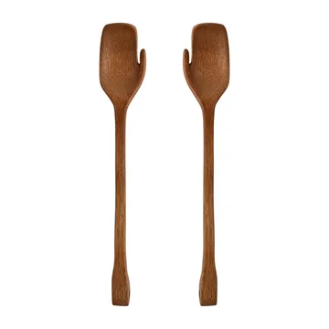 Couverts à salade Zeena 2 Pièces - Marron - Bloomingville