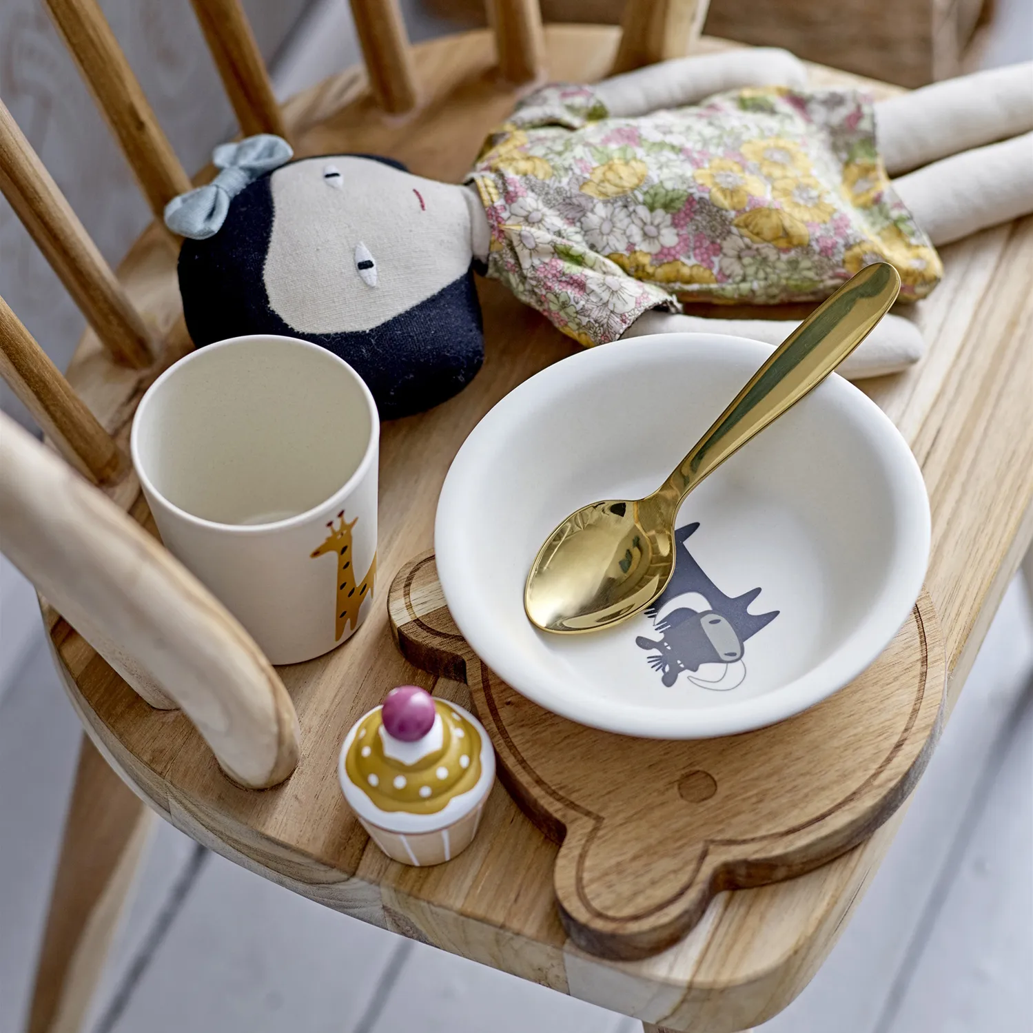 Couverts pour enfants Bloomingville Mini 3 pièces, Doré Bloomingville