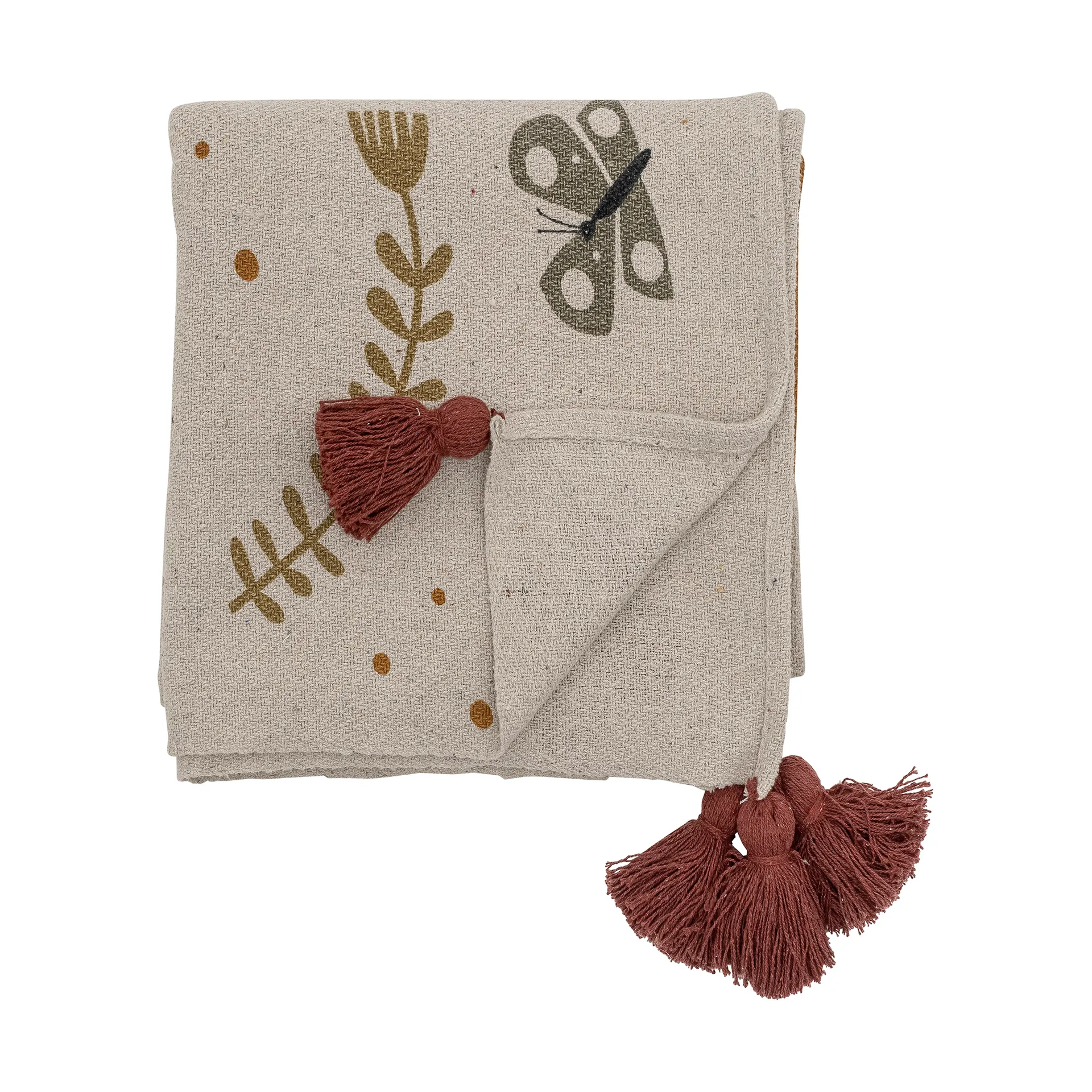 Couverture Bryn 130x160 cm, Marron Bloomingville