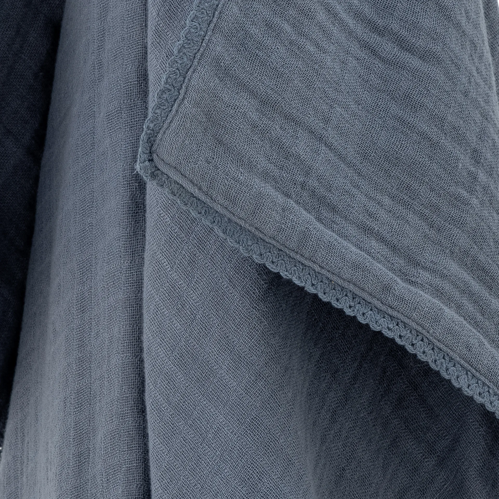 Couverture en mousseline Bloomingville 80x100 cm, Bleu Bloomingville