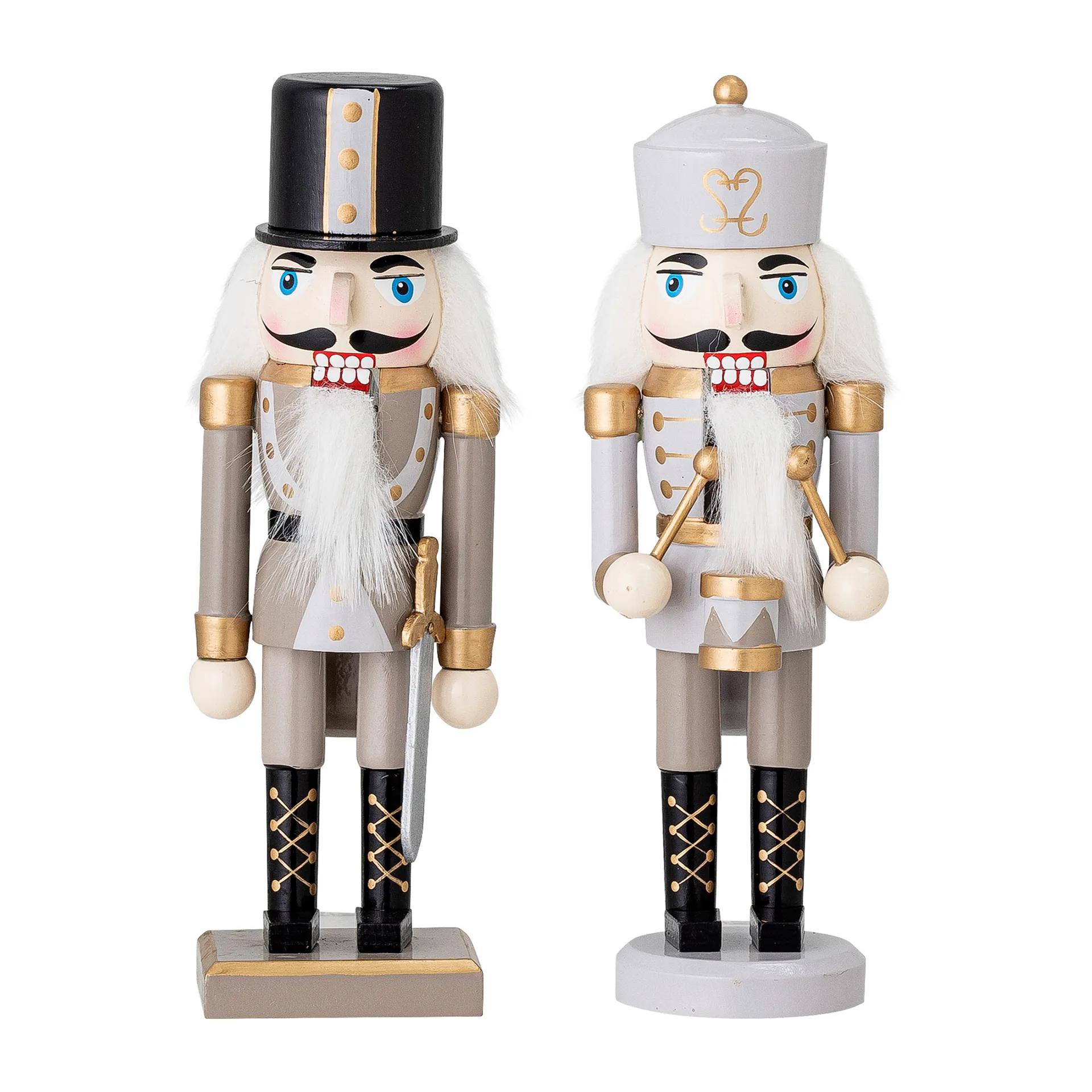 Décoration Casse-Noisette Darren 20,5 cm 2 Pièces, Gold Bloomingville