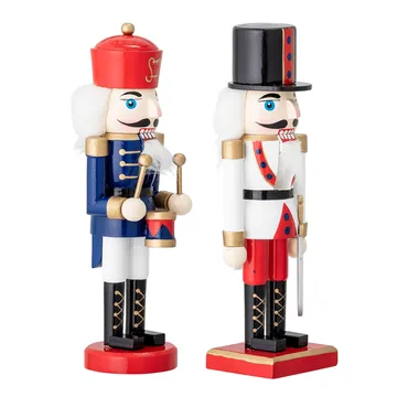 Décoration Casse-Noisette Darren 20,5 cm 2 Pièces - Rouge - Bloomingville