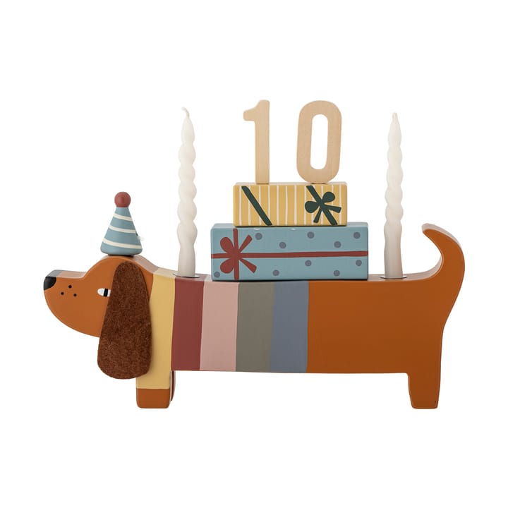 Décoration Charlie Birthday 28 cm, Brown-multi Bloomingville