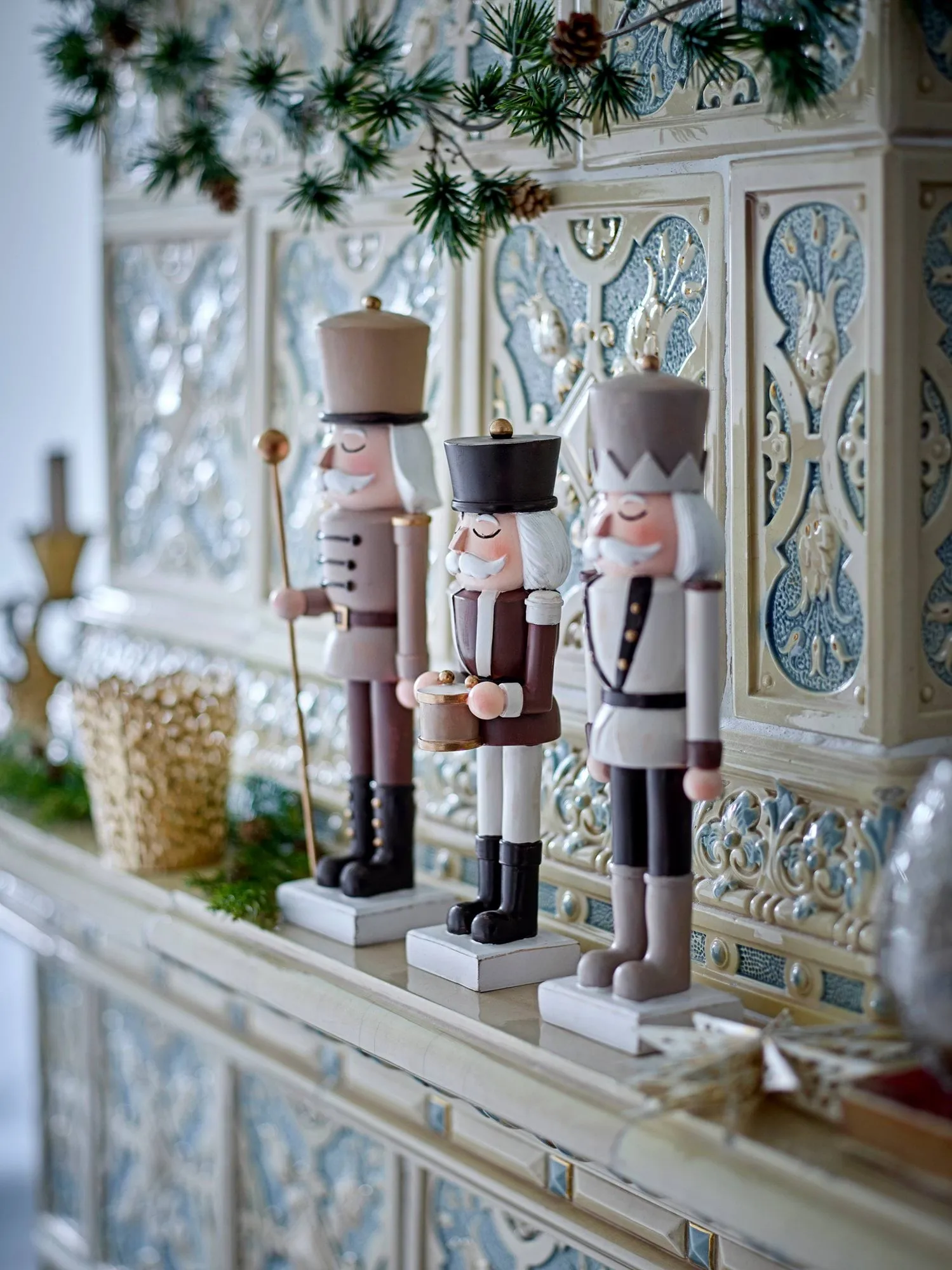 Décoration de Noël casse-noisette Darryl, Brun, 3 pièces Bloomingville