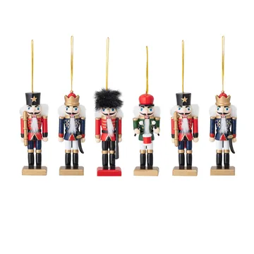 Décoration de Noël Mahi Ornament casse-noisette Lot de 6 - Multi - Bloomingville