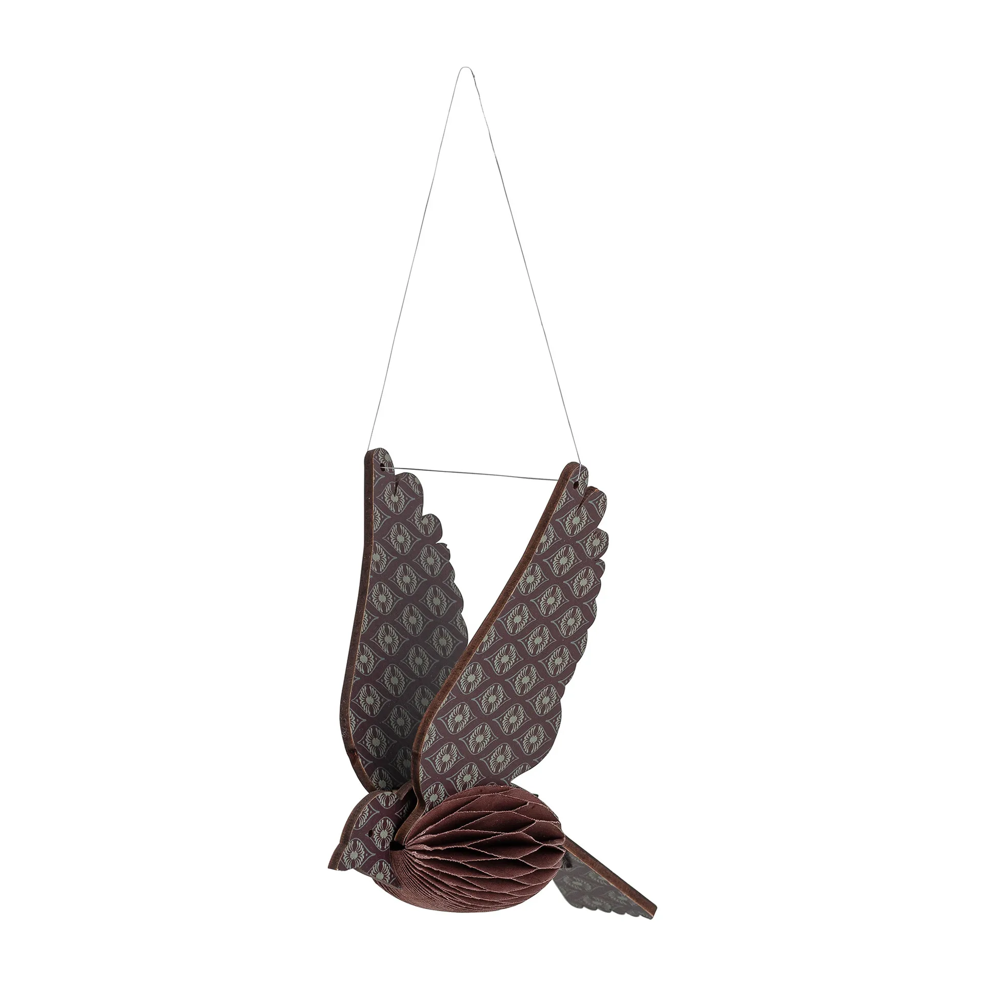 Décoration de Noël Sagalin Bird Ornament, Brown Bloomingville