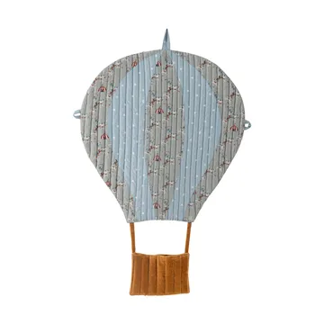 Décoration murale Ballon 45x60 cm - Bleu-brun - Bloomingville