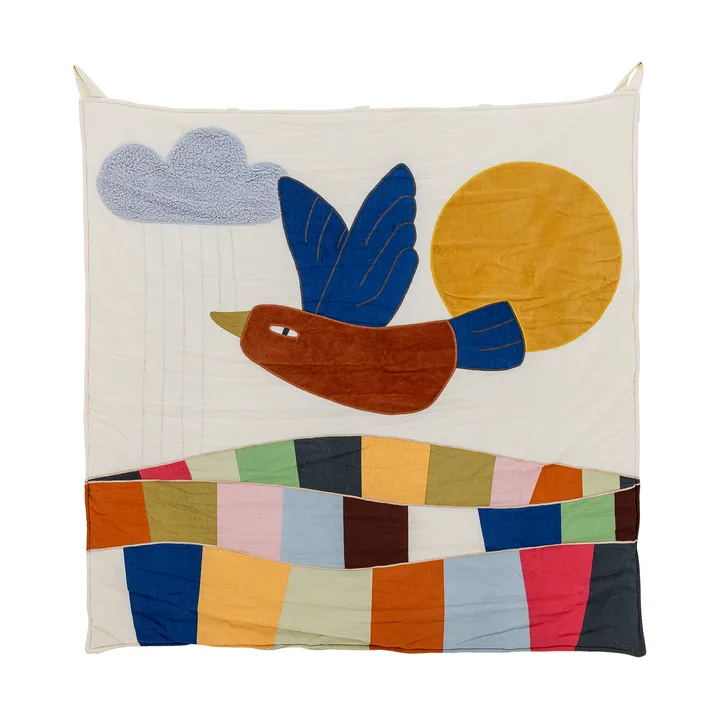 Décoration murale en coton Colorine 101x101 cm - Naturel - Bloomingville