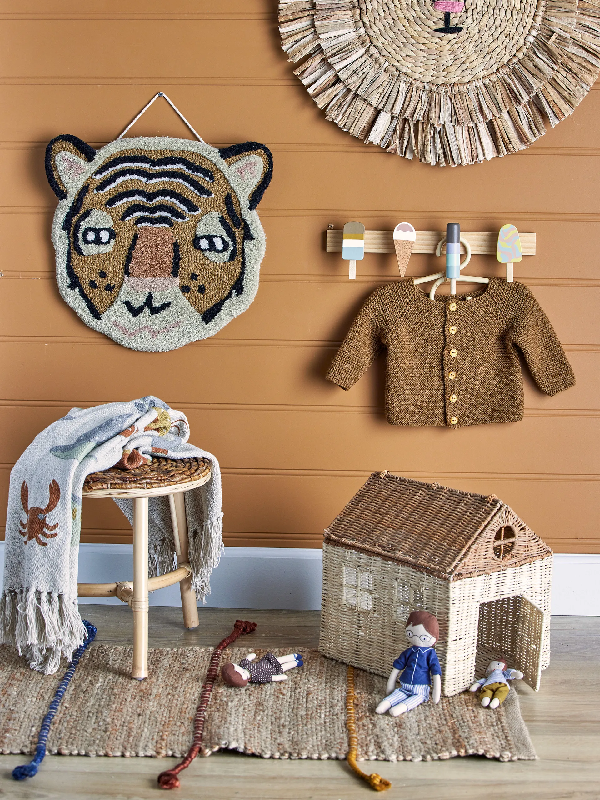 Décoration murale Pacey Ø40 cm, Tigre Bloomingville