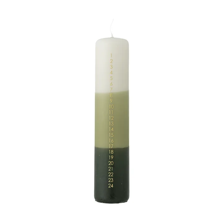 Dip Dye adventssljus - Vert, 25 cm - Bloomingville