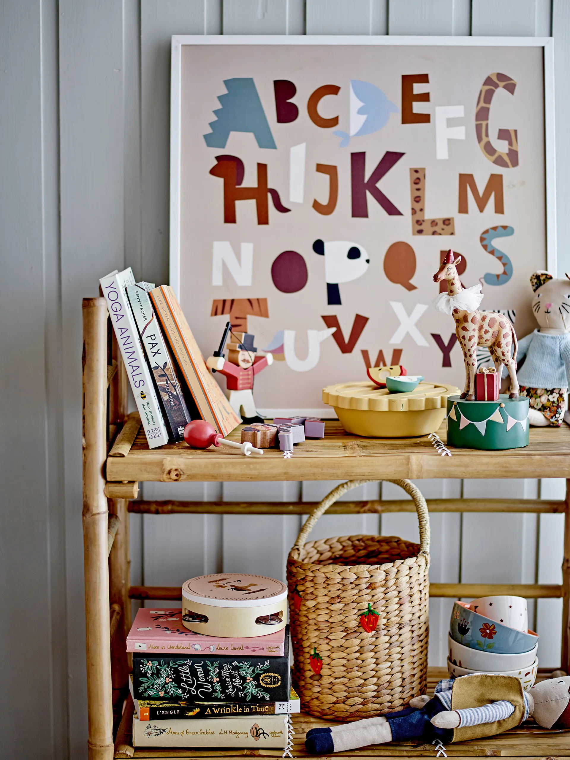 Étagère Zep 66x105 cm, Bambou Bloomingville