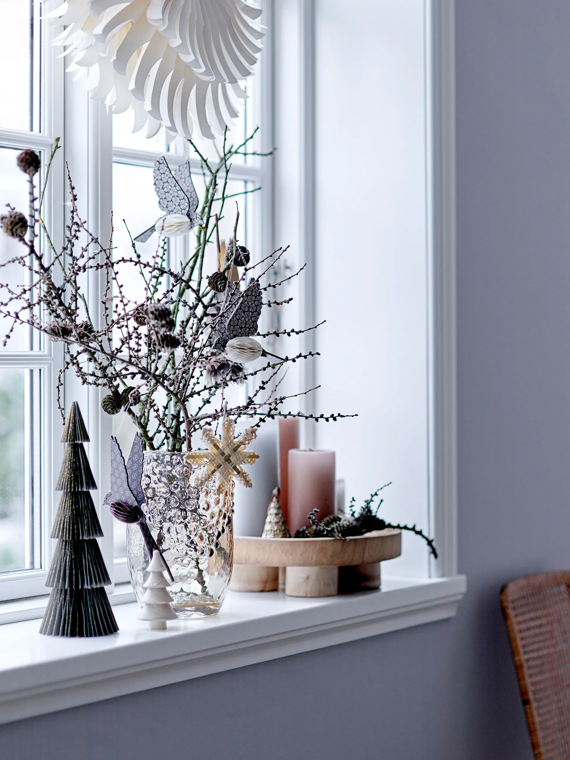 Étoile en papier Pax Star Ø50 cm, Blanc Bloomingville