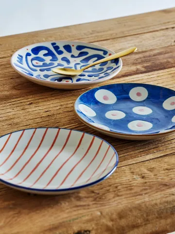 Eviaya assiette - Multicolore, 3 pièces - Bloomingville