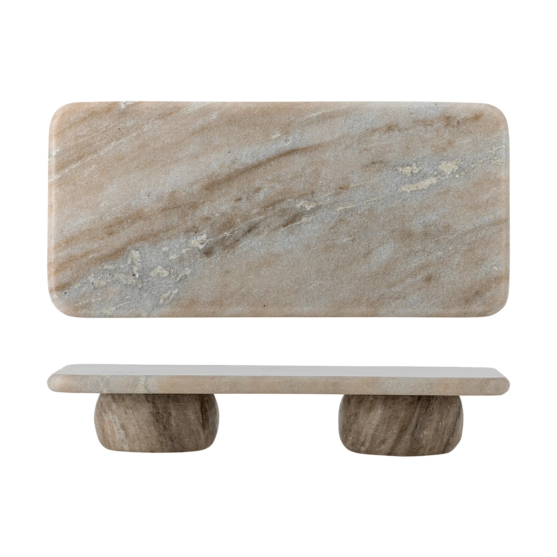 Fatin Pedestal socle, Gris, 38x18 cm Bloomingville