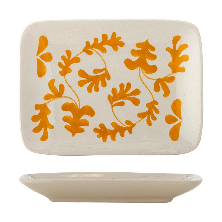 Fauni assiette - Jaune, 15x11,5 cm - Bloomingville