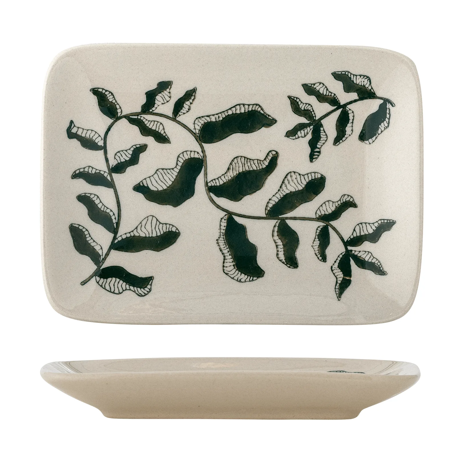 Fauni assiette, Vert, 15x11,5 cm Bloomingville