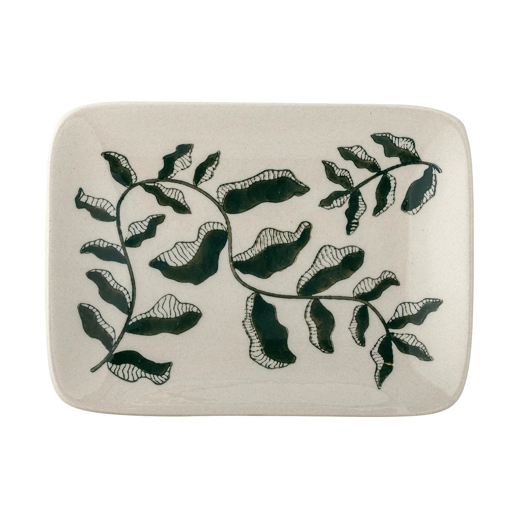 Fauni assiette, Vert, 15x11,5 cm Bloomingville
