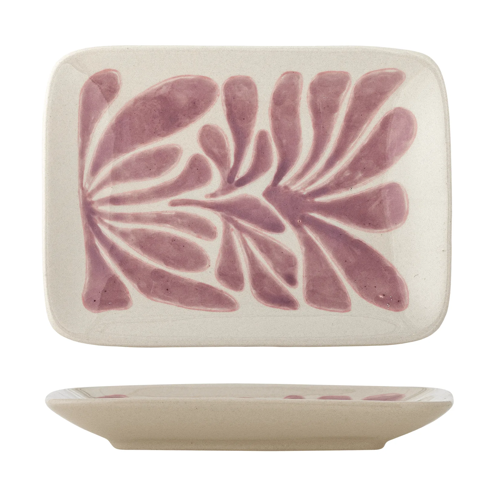 Fauni assiette, Violet, 15x11,5 cm Bloomingville