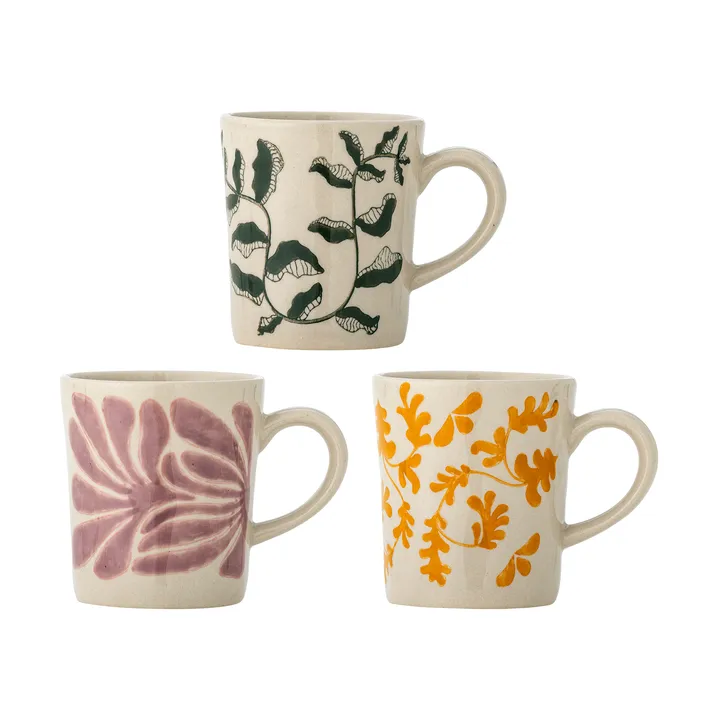 Fauni tasse - Multicolore, 3 pièces - Bloomingville