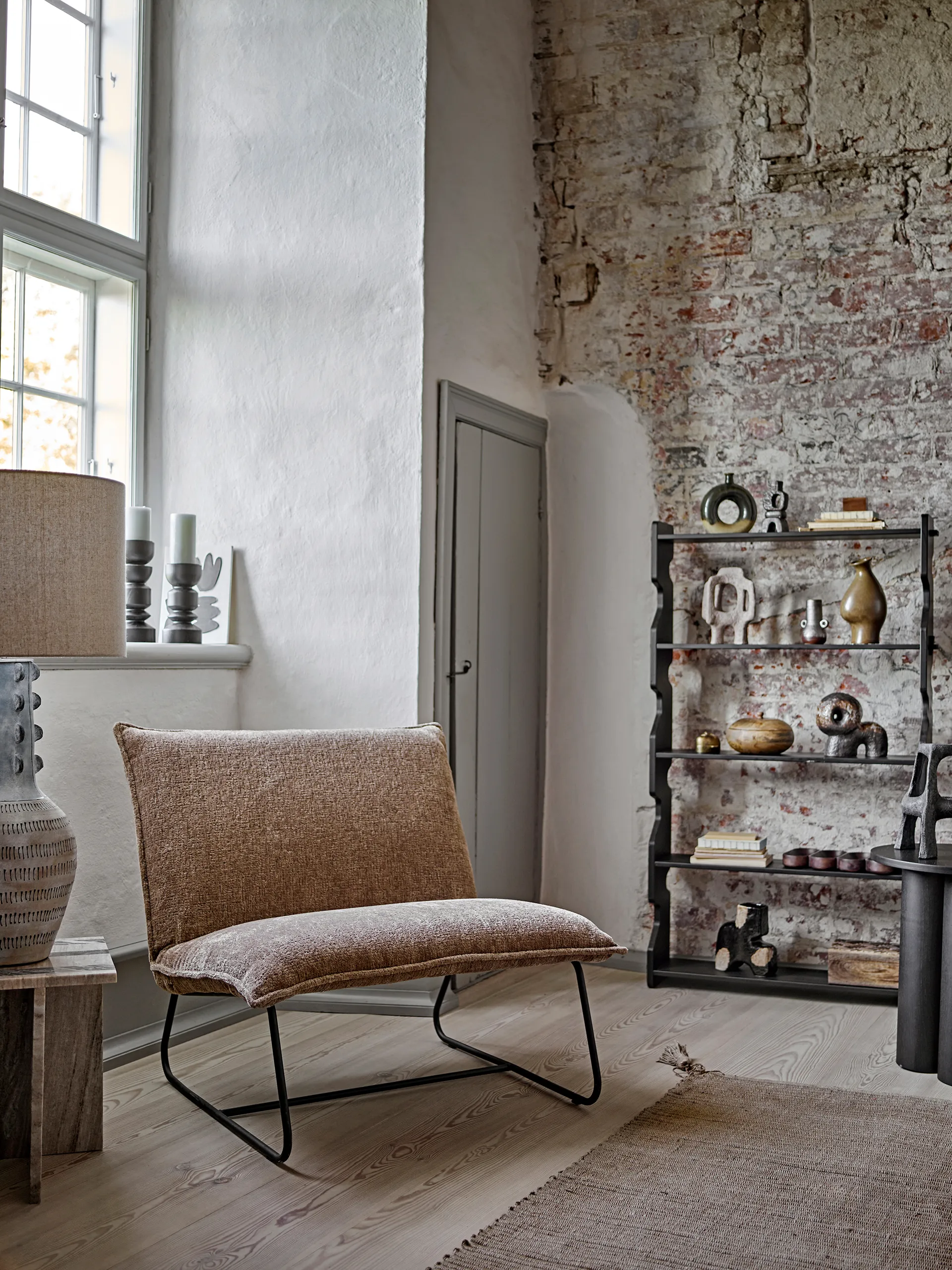 Fauteuil lounge Cape, Marron Bloomingville