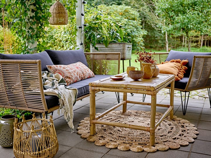 Fauteuil lounge Mundo, Brown-grey Bloomingville