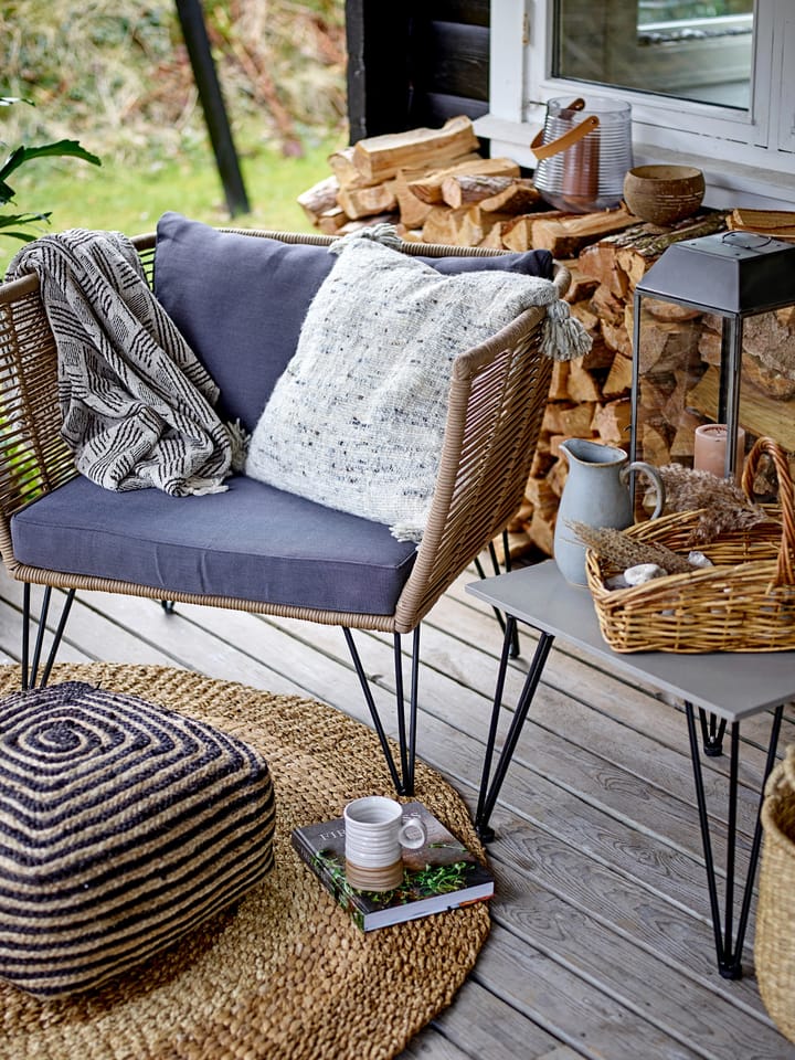 Fauteuil lounge Mundo, Brown-grey Bloomingville
