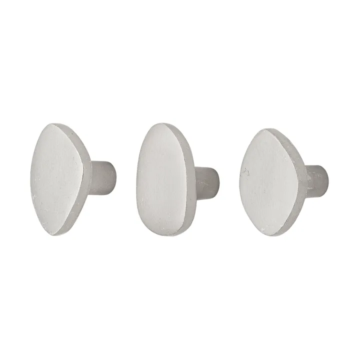 Ferri crochet - Argent, 3 pièces - Bloomingville