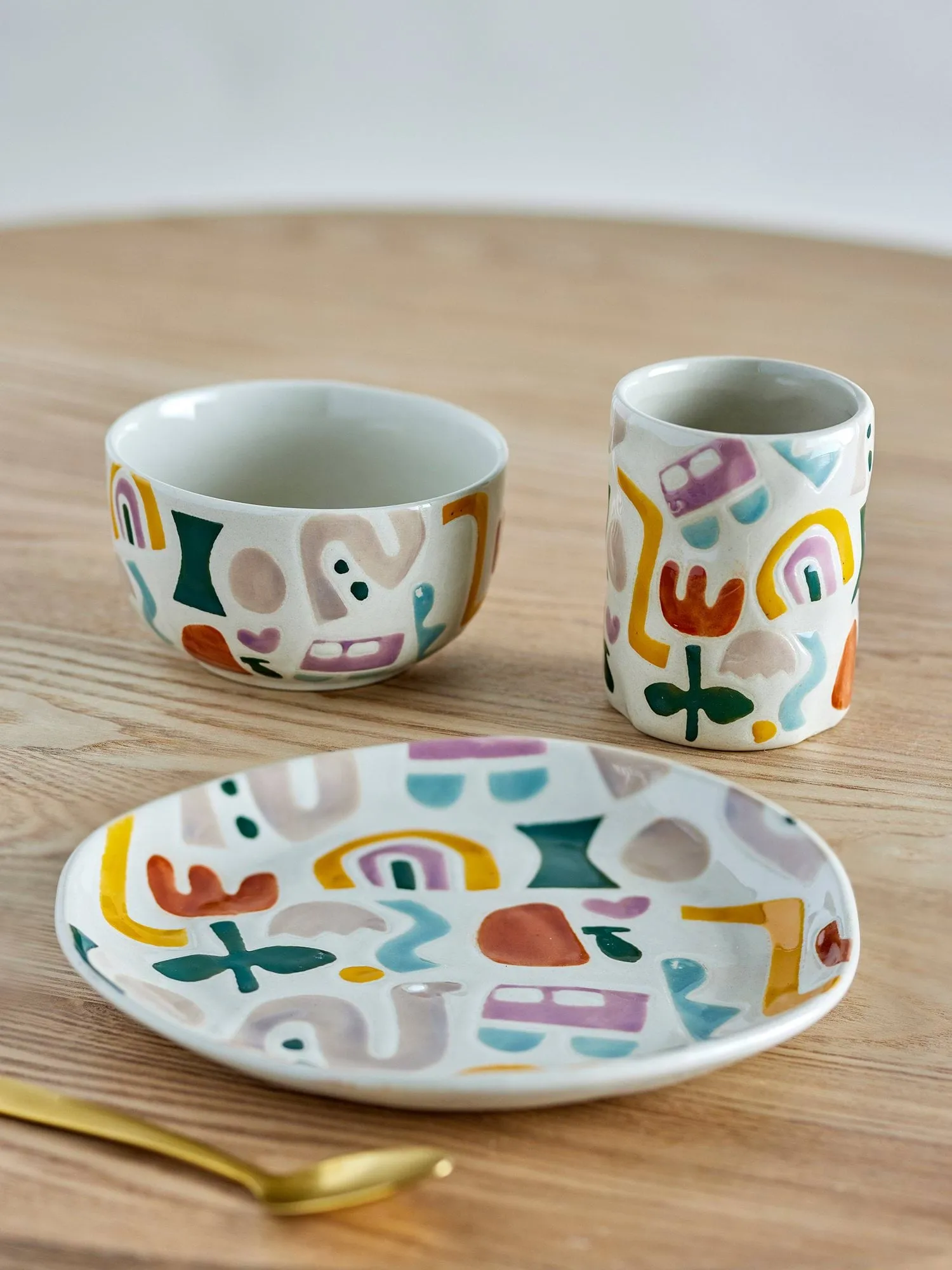 Filur service de table, Multicolore, 3 pièces Bloomingville
