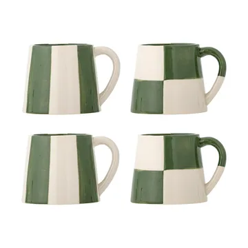 Floki tasse - Green, 4 pièces - Bloomingville