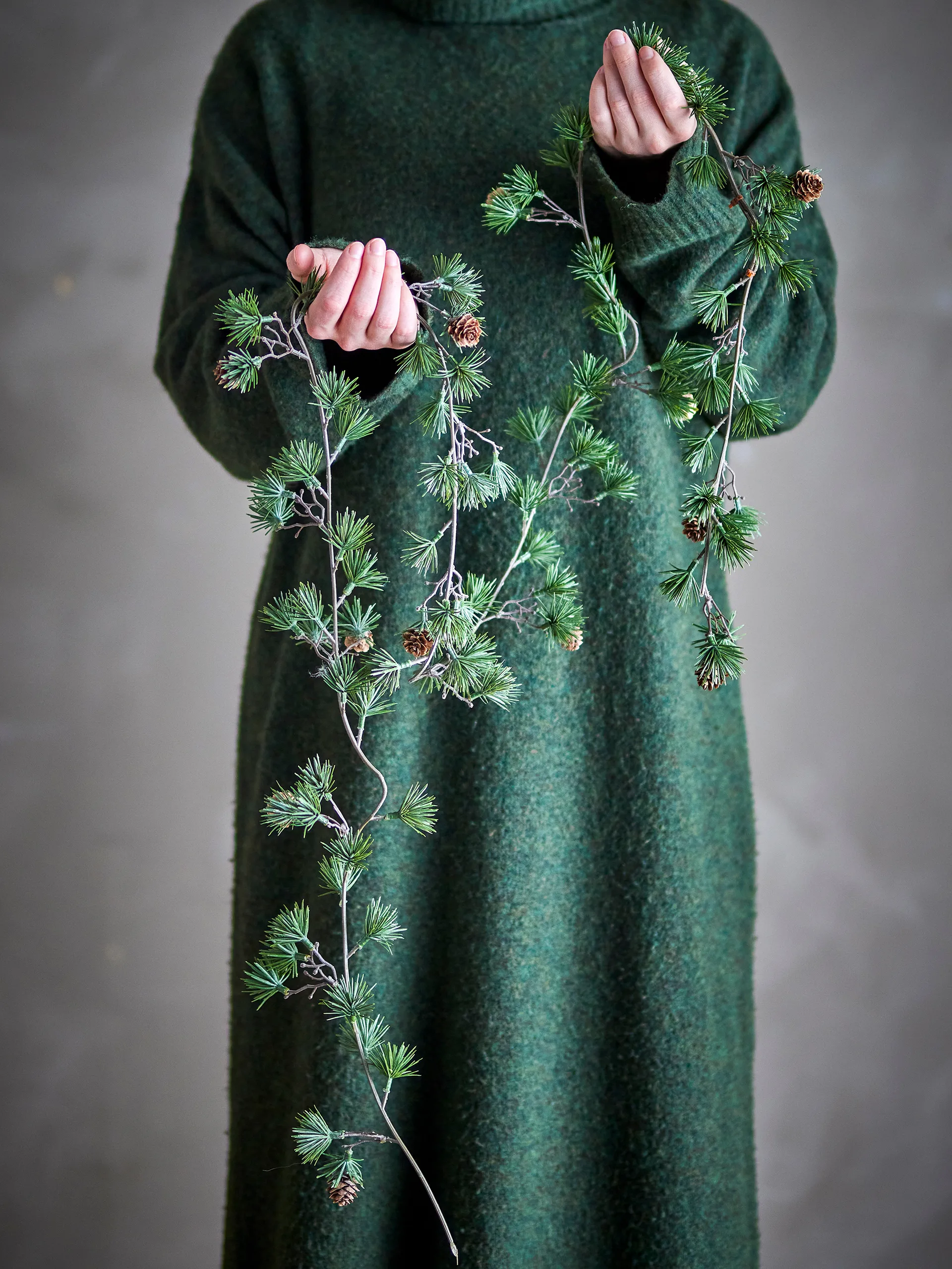 Guirlande en cèdre 200 cm, Vert Bloomingville