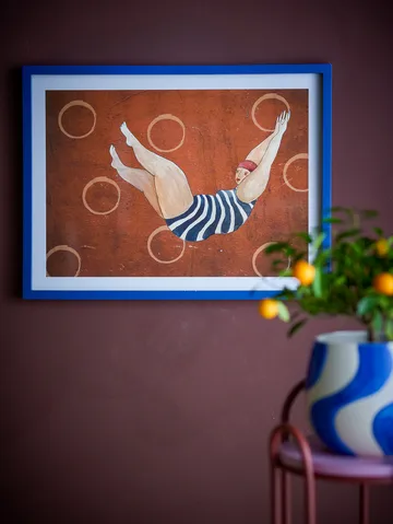 Illustration Svela avec cadre 52x47 cm - Marron - Bloomingville