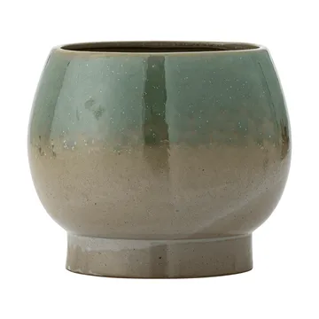 Imke pot avec soucoupe - Green, 18,5x17,5 cm - Bloomingville