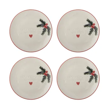 Jovida assiette - Nature, 4 pièces, Ø16 cm - Bloomingville