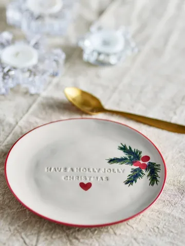 Jovida assiette - Nature, 4 pièces, Ø16 cm - Bloomingville