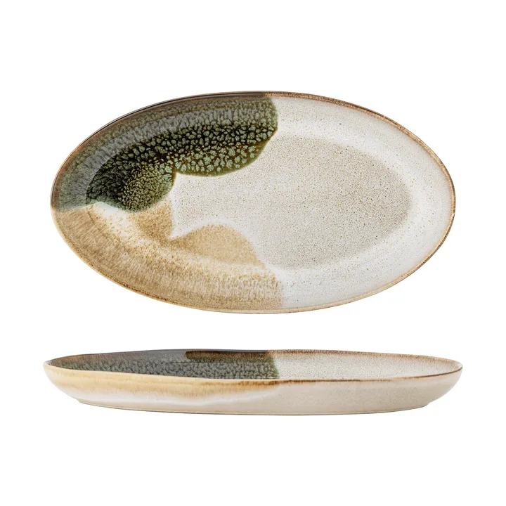 Jules plat de service - Green, 33,5x18,5 cm - Bloomingville