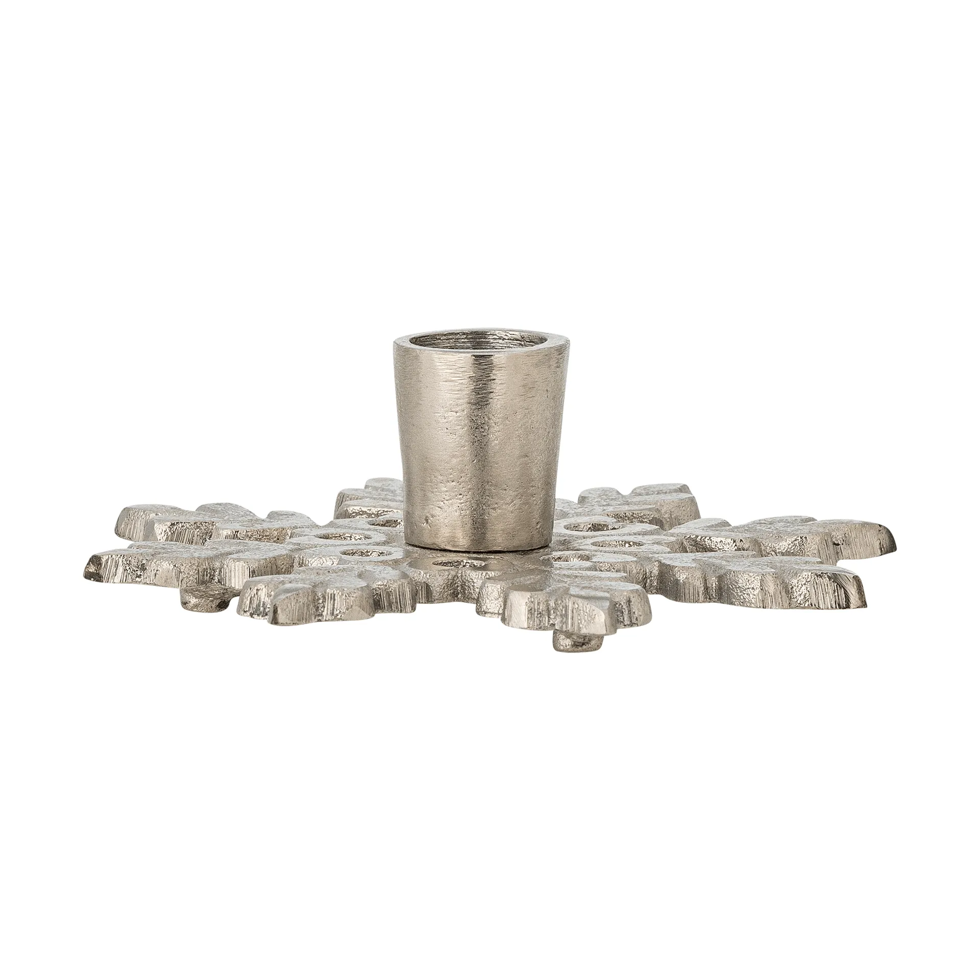 Kashi bougeoir, Argent, Ø13,5 cm Bloomingville